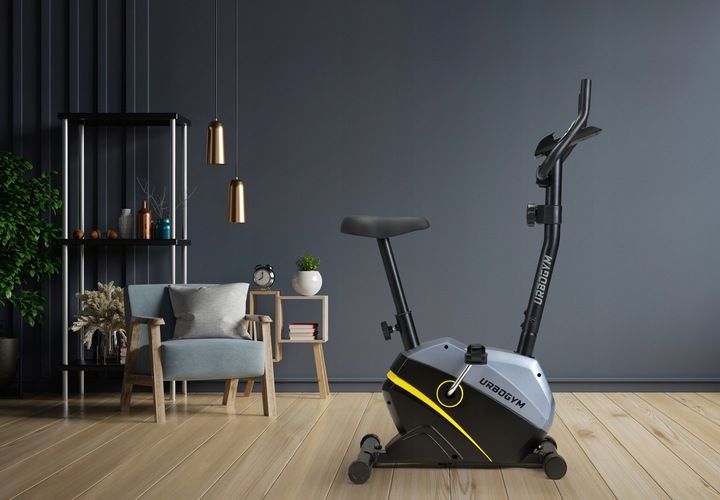 ROWER stacjonarny treningowy URBOGYM OXYGEN YELLOW zdjęcie 7