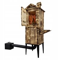 WĘDZARNIA DREWNIANA NAJWIĘKSZA WĘDZARNIA OGRODOWA NOWA ELITE 3.0 XXXL