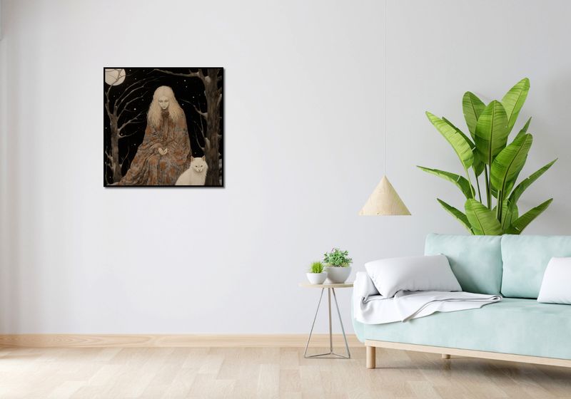 Plakat 70x70cm Stróżka Leśna zdjęcie 4