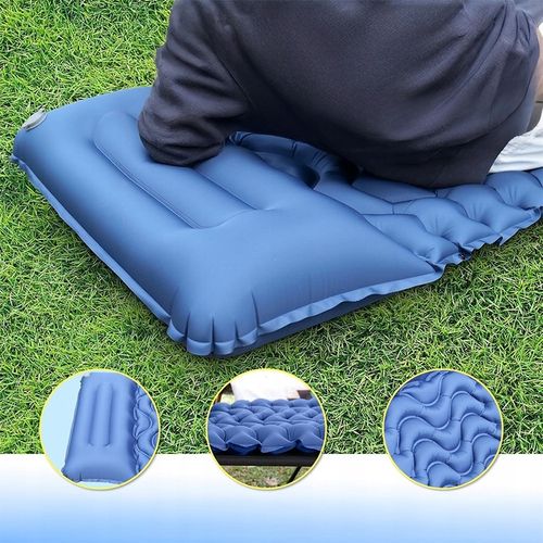 MATA SAMOPOMPUJĄCA MATERAC KARIMATA TURYSTYCZNA Z PODUSZKĄ NAMIOT KEMPINGU na Arena.pl