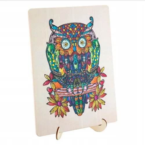 Puzzle Moxy sowa 133 elementów Wooden Puzzle sowa 400082 na Arena.pl