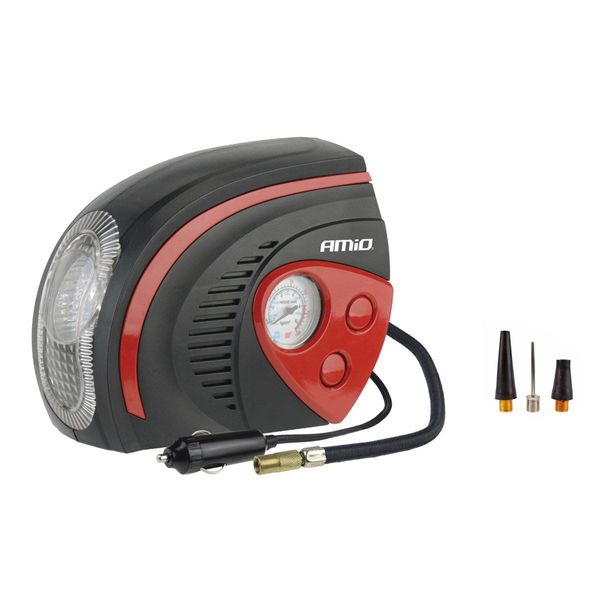 Kompresor samochodowy LED ACOMP-08 AMIO zdjęcie 1
