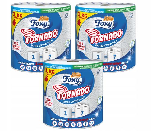 ręcznik papierowy foxy tornado - 3 szt. na Arena.pl