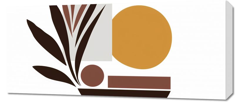 Obraz 90x40cm Stylizacja Roślin zdjęcie 1