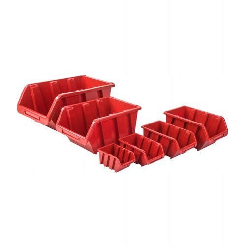 Kuweta pudełko organizer 20x NP6 czerwone na Arena.pl