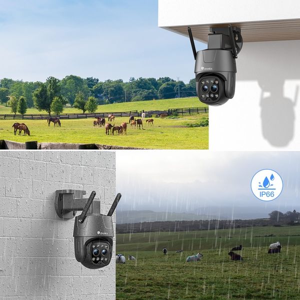 KAMERA ZEWNĘTRZNA IP Z KARTĄ SIM 3G 4G LTE GSM PTZ PODWÓJNY OBIEKTYW 6×ZOOM zdjęcie 14