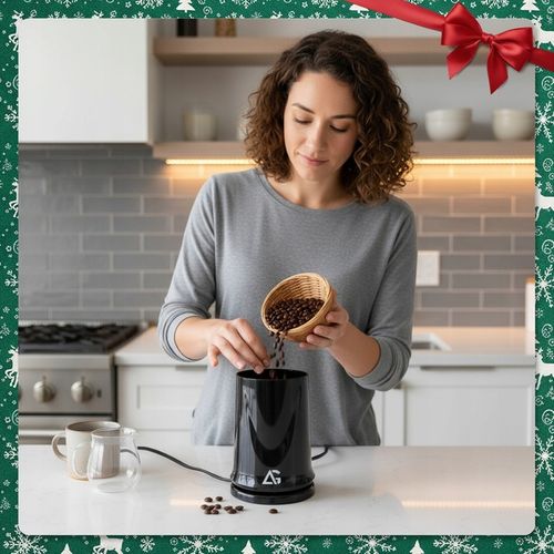 MŁYNEK DO MIELENIA KAWY ORZECHÓW PRZYPRAW GRINDER ELEKTRYCZNY WYDAJNY na Arena.pl