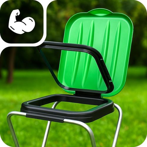 STOJAK METALOWY do Segregacji Śmieci Pojemnik KOSZ NA ODPADY na 3 WORKI na Arena.pl