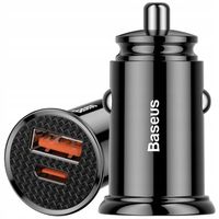 BASEUS ŁADOWARKA SAMOCHODOWA USB QC / USB-C MOCNA SZYBKA PD DO ZAPALNICZKI