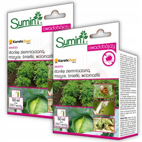 Środek Owadobójczy SKUTECZNY Szybki Trwały Sumin Karate Zeon 50 ml x2 na Arena.pl