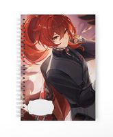 Zeszyt A5 100 stron w kratkę Genshin Impact - Diluc