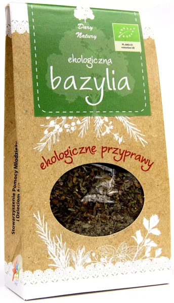 Bazylia BIO 25 g - Dary Natury zdjęcie 1