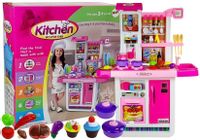 ND24_7525 Kuchnia Rozowa z Wodą Garnki Artykuły