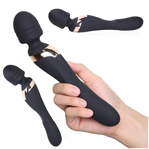 Ekskluzywny dwustronny Wibrator rotacyjny Różdzka zdjęcie 1