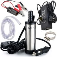 POMPA DO SPUSZCZANIA PALIWA ROPY WODY OLEJU SAMOCHODOWEGO 50mm 12v POMPKA