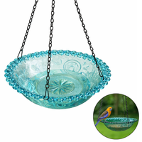 Wiszący karmnik-poidełko dla ptaków PT07, błękitne