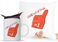 Zestaw Poduszka + Kubek Prezent Dla Dziewczyny Z Nadrukiem Ze Zdjęciem