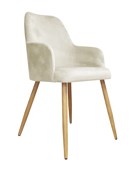 Krzesło WESTA noga dąb MG50 kremowy zdjęcie 1