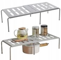 DODATKOWA DUŻA PÓŁKA KUCHENNA DO SZAFKI ORGANIZER BLAT PRZYPRAWY BUTY