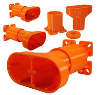 PUSZKA ELEKTRYCZNA PODWÓJNA DO ELEWACJI 150-210 MM, STEROPIAN, REGULOWANA