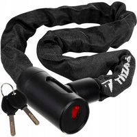 Zapięcie Rowerowe Blokada Rowerowa Łańcuch do Roweru Zabezpieczenie Klucz