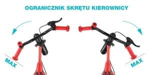 ROWEREK BIEGOWY DRAGON Z HAMULCEM CZERWONY  B1 na Arena.pl