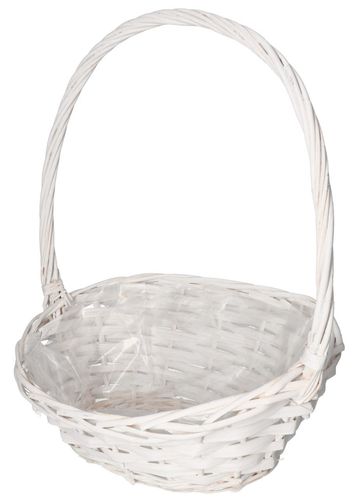 KOSZ WIKLINOWY KOSZE PREZENTOWE L BIAŁY DUŻY na Arena.pl