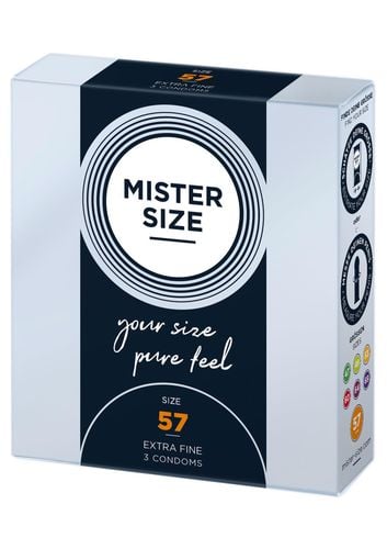 mister size 57mm condoms 3pcs natural na Arena.pl