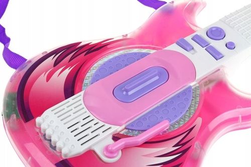 Gitara Rockowa Elektryczna Świecąca Okulary z Mikrofonem dla Dzieci na Arena.pl