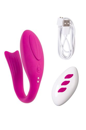 A-Toys Vibrator For Couples Dolphy, Silicone, Pink, 9.6 Cm na Arena.pl
