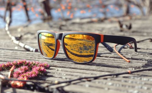 OKULARY PRZECIWSŁONECZNE Lustrzanki Polaryzacyjne Pomarańczowe + Etui UV400 na Arena.pl