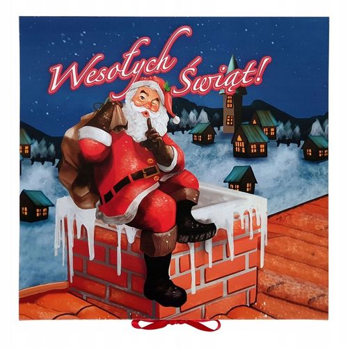 50 SZT - 1 SZT 15,85 ZŁ NETTO PUDEŁKO PREZENTOWE 34x35x13 CM MIKOŁAJ 1614 na Arena.pl