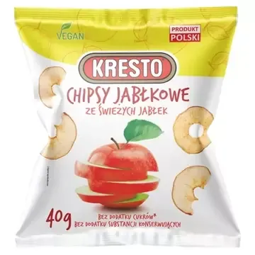 KRESTO CHIPSY JABŁKOWE 40G zdjęcie 1