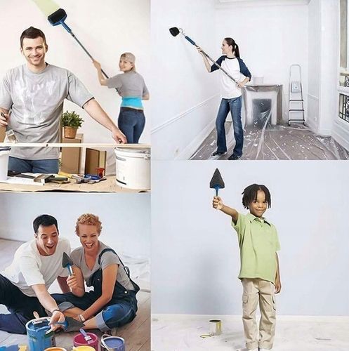 WAŁEK DO MALOWANIA SCIAN NIEKAPIĄCY UNIWERSALNY WAŁKI ZESTAW MALARSKI 5w1 na Arena.pl