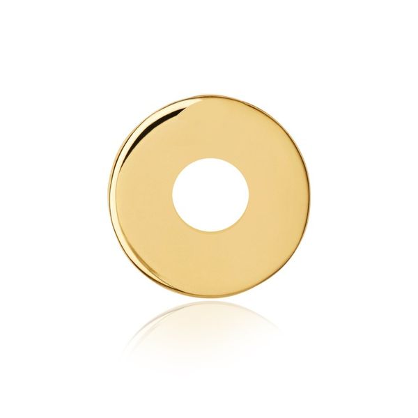 ZŁOTA ZAWIESZKA KÓŁKO RING CELEBRYTKA GRAWER 585 zdjęcie 1