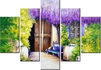 105CM 150CM OBRAZ 5 ELEM WIEJSKI ZAKĄTEK DRUK