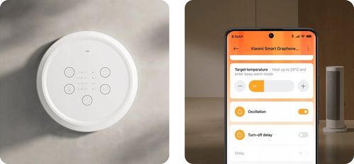 Grzejnik grafenowy Xiaomi Smart Graphene Heater 2000W oscylacja 70° na Arena.pl