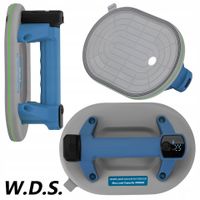 Przyssawka Próżniowa Akumulatorowa Szyb Uchwyt 240 mm 300 Kg LCD W.D.S.