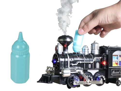 Ogromna Kolejka Pociąg Tory Dźwięk Światła Dym R/C 206,5 cm x 153,5 cm na Arena.pl