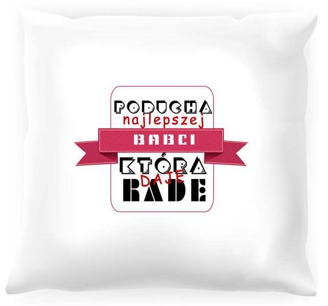 Poduszka Babcia, która daje radę zdjęcie 1