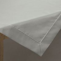 OBRUS NA STÓŁ LISTWA LAMÓWKA 85X85 CM SREBRNY