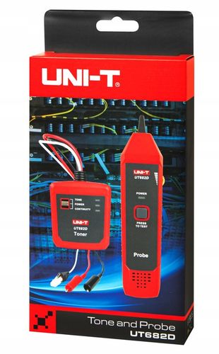 TESTER OKABLOWANIA SIECI SZUKACZ LOKALIZATOR PAR PRZEWODÓW UNI-T UT682D na Arena.pl