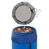 Siatka ochronna na beczkę ogrodową na zbiornik przed liśćmi owadami 1 szt.