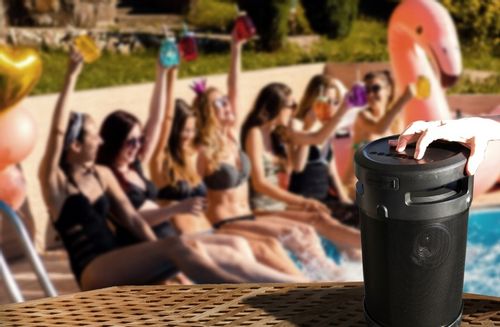 GŁOŚNIK BLUETOOTH PRZENOŚNY MANTA XBASS 360 100W TWS USB MP3 WODOODPRONY na Arena.pl