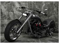 50X70CM MOTOCYKL OBRAZ POKOJU DREWNINE