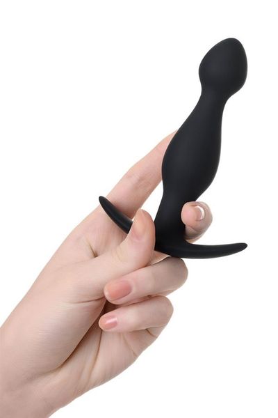 anal plug a-toys, size: s black zdjęcie 4