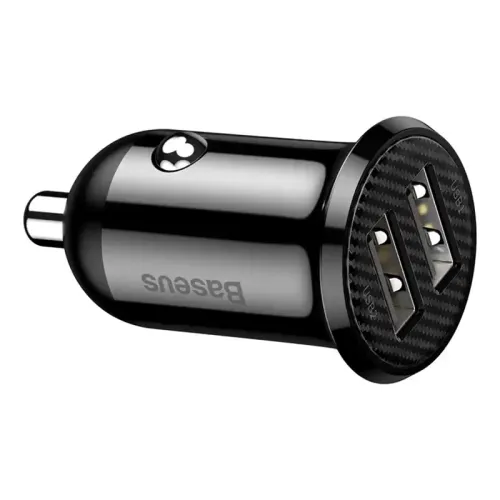 ładowarka samochodowa baseus grain pro 2x usb 4.8a (czarna) na Arena.pl
