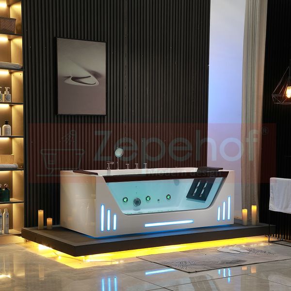 Wanna z hydromasażem EBX-7066 white prostokątna 170cmx78cmx61cm Wodosp zdjęcie 11