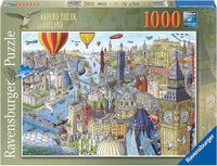 PUZZLE Klasyczne Do Układania WIELKA BRYTANIA Dla Dzieci GRA Ćwiczy PAMIĘĆ