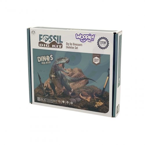 WOOPIE Wykopaliska Dinozaurów 6 Losowych Figurek Szkieletów Dinozaurów na Arena.pl
